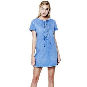 Denim T-shirt dress